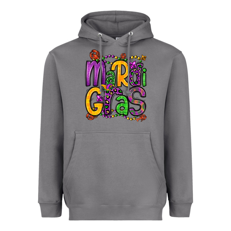 Mardi Gras Heavyweight Hoodie by OliviaCreatesArt | Teevron