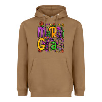 Toasted Coconut mardi gras Heavyweight Hoodie - OliviaCreatesArt