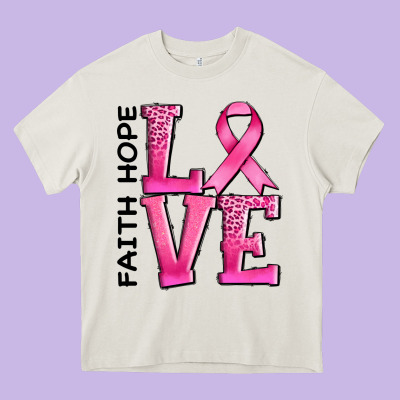 Faith Hope Love Heavy Core Tee Designed By Adodesignshop