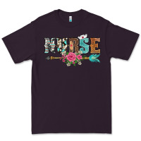 Plum western nurse arrow floral Premium Tee - BarkalooDesign