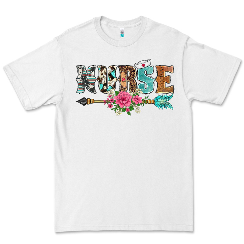 Western Nurse Arrow Floral Premium Tee by BarkalooDesign | Teevron