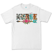 White western nurse arrow floral Premium Tee - BarkalooDesign