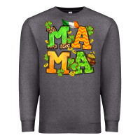 Charcoal Heather St. Patrick's Day mama Premium Sweatshirt - OliviaCreatesArt