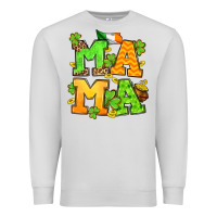 Dove Grey St. Patrick's Day mama Premium Sweatshirt - OliviaCreatesArt