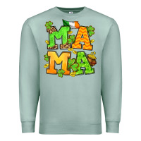 St. Patrick's Day Mama Premium Sweatshirt | Teevron