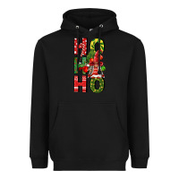 Black ho ho ho gnomes fa Heavyweight Hoodie - FaDigitalArtStudio