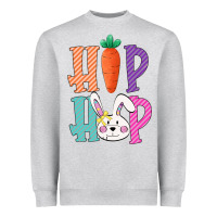 Heather Grey hip hop easter girls toddlers kids leopard bunny Heavyweight Sweatshirt - Bettercallsaul