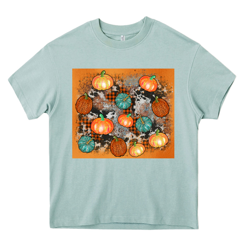 Cowhide Pumpkin Heavy Core Tee by AdoDesignShop | Teevron