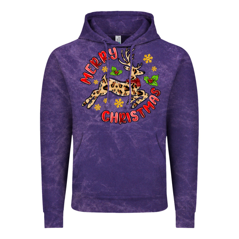 Merry Christmas Deer Vintage Hoodie by MaliasSmallBusiness | Teevron