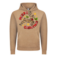 Vintage Coffee merry christmas deer Vintage Hoodie - MaliasSmallBusiness