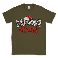 Army Green Mama Claus Classic Tee - MaliasSmallBusiness