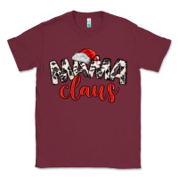 Burgundy Mama Claus Classic Tee - MaliasSmallBusiness