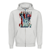 Dove Grey thats my lady Zipper Hoodie - CowGirlArtShop