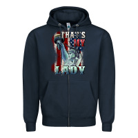 Navy thats my lady Zipper Hoodie - CowGirlArtShop