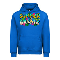 Cobalt Summer Break Urban Hoodie - CowhideDigitalArt