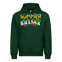 Forest Green Summer Break Urban Hoodie - CowhideDigitalArt