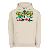 Pigment French Oak Summer Break Urban Hoodie - CowhideDigitalArt