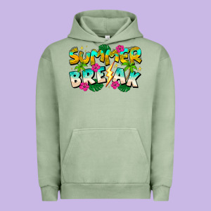 Summer Break Urban Hoodie Designed By Cowhidedigitalart