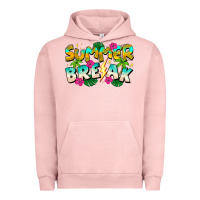 Pigment Salmon Summer Break Urban Hoodie - CowhideDigitalArt