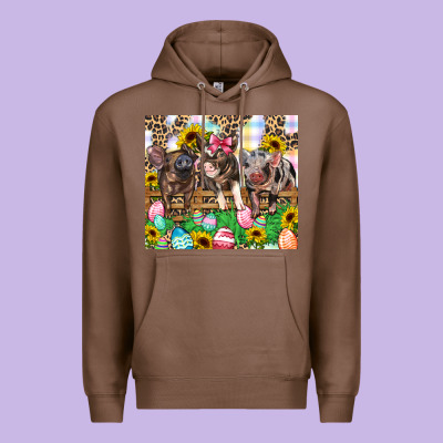 Easter Farm Animals Happy Easter Day Premium Hoodie Designed By Cowgirlartshop