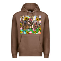 Chestnut easter farm animals Happy Easter Day Premium Hoodie - CowGirlArtShop
