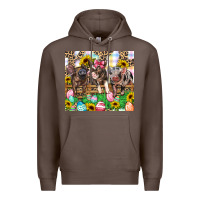 Coffee easter farm animals Happy Easter Day Premium Hoodie - CowGirlArtShop