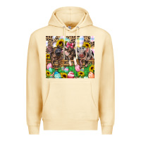 Pina Colada easter farm animals Happy Easter Day Premium Hoodie - CowGirlArtShop
