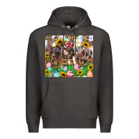 Smoke easter farm animals Happy Easter Day Premium Hoodie - CowGirlArtShop