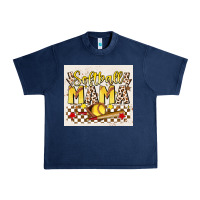 Navy softball mom Urban Heavy Tee - JahusDesignShop