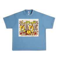 Pebble Blue softball mom Urban Heavy Tee - JahusDesignShop