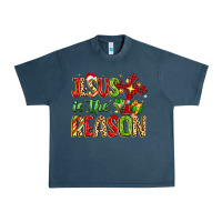 Midnight Navy jesus is the reason Urban Heavy Tee - MaliasSmallBusiness