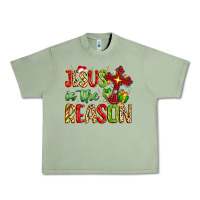 Oil Green jesus is the reason Urban Heavy Tee - MaliasSmallBusiness