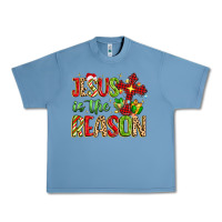 Pebble Blue jesus is the reason Urban Heavy Tee - MaliasSmallBusiness