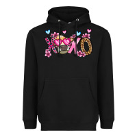 Black xoxo cow valentine's day Heavyweight Hoodie - OliviaCreatesArt