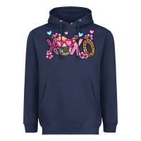 Navy xoxo cow valentine's day Heavyweight Hoodie - OliviaCreatesArt