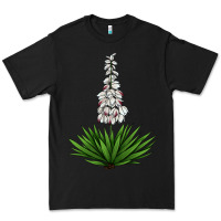 Black Yucca Flower IIIustrations Premium Tee - LillyAllenDesigns