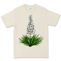 Bone Yucca Flower IIIustrations Premium Tee - LillyAllenDesigns