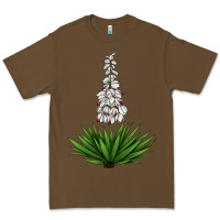 Cacao Yucca Flower IIIustrations Premium Tee - LillyAllenDesigns