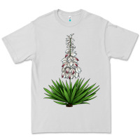 Dove Grey Yucca Flower IIIustrations Premium Tee - LillyAllenDesigns