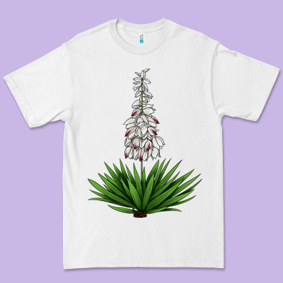 Yucca Flower Iiiustrations Premium Tee Designed By Lillyallendesigns