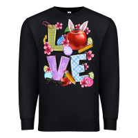 Black Easter love Teacher Premium Sweatshirt - OliviaCreatesArt