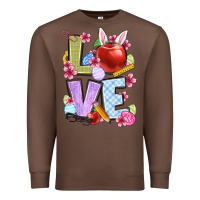 Chestnut Easter love Teacher Premium Sweatshirt - OliviaCreatesArt