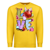 Lemon Easter love Teacher Premium Sweatshirt - OliviaCreatesArt
