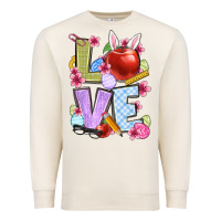 Sandshell Easter love Teacher Premium Sweatshirt - OliviaCreatesArt