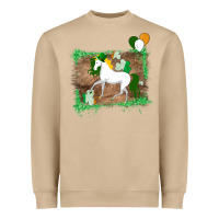 Mushroom Unicorn Dabbing with Shamrock for St. Patricks Day Heavyweight Sweatshirt - Bettercallsaul