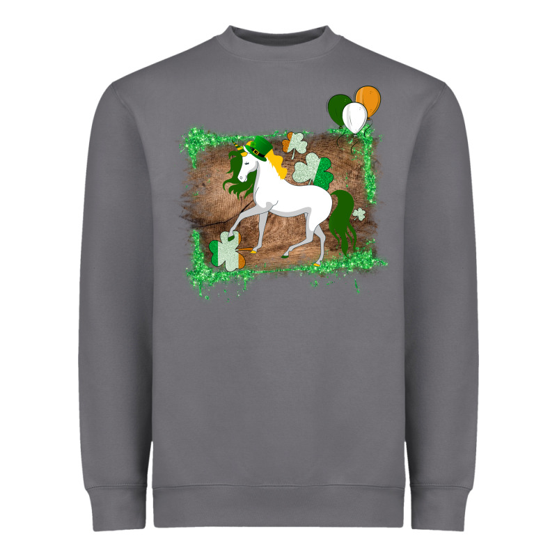 Unicorn Dabbing With Shamrock For St. Patricks Day Heavyweight Sweatshirt by Bettercallsaul | Teevron