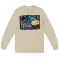 Mushroom happy birthday jesus Long Sleeve Tee - RanaPortraitStore