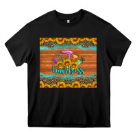 Black hairboss 200z skinny sunflowers leopard hairdresser Heavy Core Tee - Artiststas