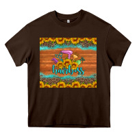 Chocolate Brown hairboss 200z skinny sunflowers leopard hairdresser Heavy Core Tee - Artiststas