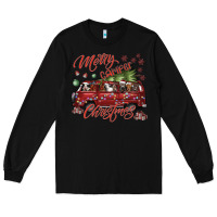 Black merrycamperchristmas Long Sleeve Tee - SublimationCraftShop